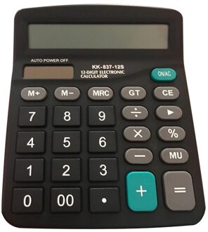 Solarcalculator Standaard Functie Elektronica Rekenmachine 12 Digit Grote Lcd-scherm Handheld Voor Dagelijks Basic Office Калькулятор