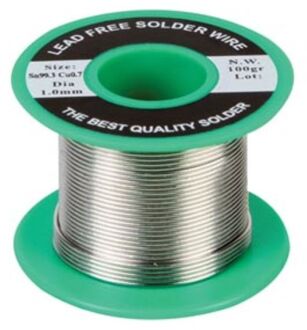 Soldeertin Met Harskern 100 Gram 1 Mm Tin Zilver