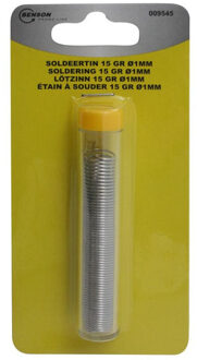 Soldeertin voor soldeerbout - 15 gram - 3 meter - 1 mm dik