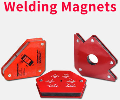 Soldering Locator Strong Magnetic 25lb 50lb 75lb Welding Magnets Holder 3 Angle Arrow Welder Positioner Welding Tool Accessories