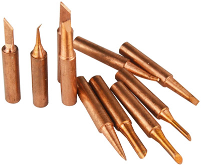Soldering Tips 5Pcs/set 900M-T Soldering Iron Pure Copper Lead-free For Soldering Rework Station Soldering Tips