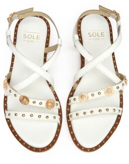 Sole Dream Gladiator Sandalen Wit - EU 39/ UK 6