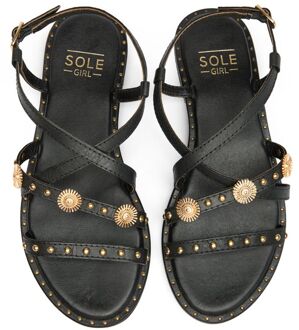 Sole Dream Gladiator Sandalen Zwart - EU 38 / UK 5