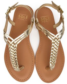 Sole Dulce Teensandalen Metallic