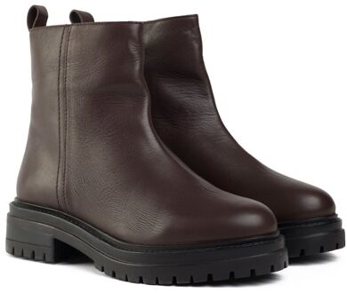Sole Gia Binnen Zip Laarzen Bruin