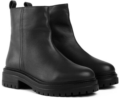 Sole Gia Binnen Zip Laarzen Zwart