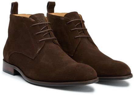 Sole Ldn Vurige Chukka Boots - maat Bruin