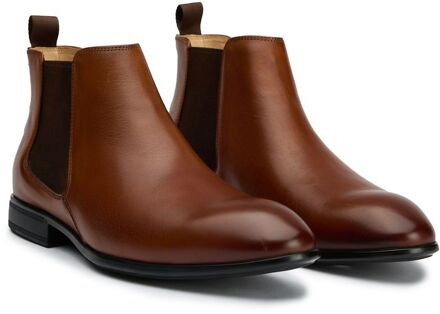 Sole Ldn Wide Fit Chelsea Laarzen Bruin - EU 44.5 / UK 10