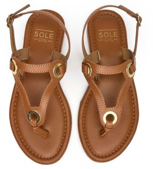 Sole Lou Sandalen - maat Bruin