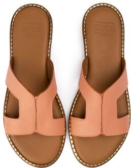 Sole Noor Slide Sandalen Oranje