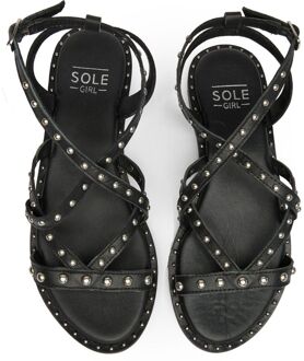 Sole Rach Gladiator Sandalen - maat Zwart