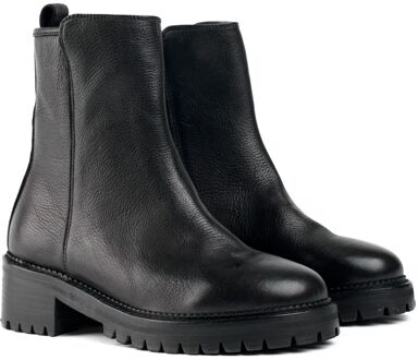 Sole Zool Gecreëerde Vingerhoed Binnenrits Boots Zwart - EU 37 / UK 4