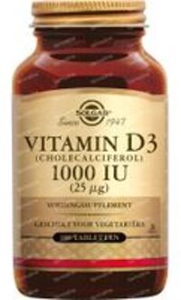 Solgar Vitamins - Vitamin D-3 (Cholecalciferol) 25 mcg/1000 IU
