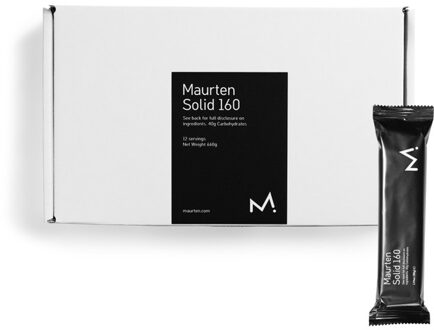 Solid 160 (12 Stuks) zwart - ONE-SIZE