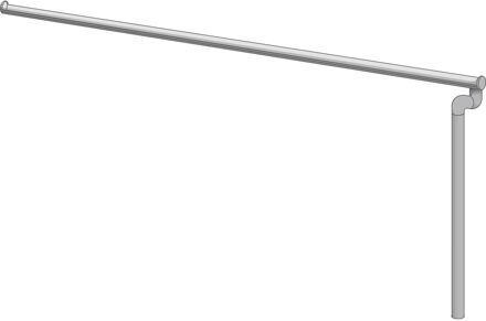 Solid Afwateringsset Carport Grijs