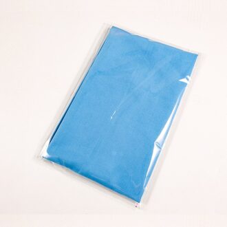 Solid Beach Handdoek Microfiber Sport Handdoek Draagbare Absorberende Dubbelzijdig Fleece Sneldrogende Microfiber Zand Gratis Handdoek blauw opp zak