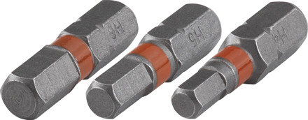 Solid - Bitset - 4-5-6 - 25 mm - 3 Stuks