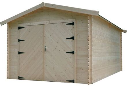 Solid Garage Traditional Hout 18,19m² 358x508cm