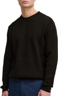 Solid Hami Knit Sweater Heren - L