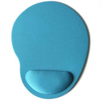 Solid Kleur Muismat Eva Polsband Gaming Mousepad Muizen Mat Comfortabele Muismat Gamer Voor Pc Laptop lucht blauw