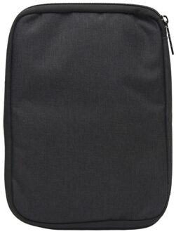 Solid Nylon Anti Scratch Case Strap Organizer Pouch Met Rits Horlogeband Houder Reizen Horloge Band Doos Draagbare Opbergtas zwart