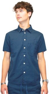 Solid Palle Overhemd Heren S Blauw