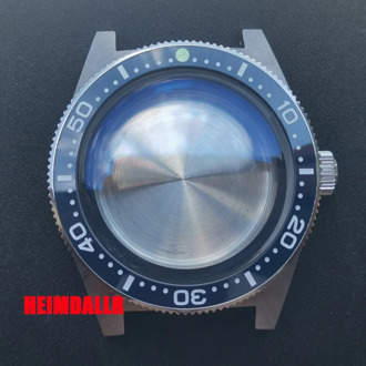 Solid Sapphire Crystal 62MAS Watch Case Ceramic Bezel 300M Water Resistance Case Suitable For NH35A/NH36A Automatic Movement