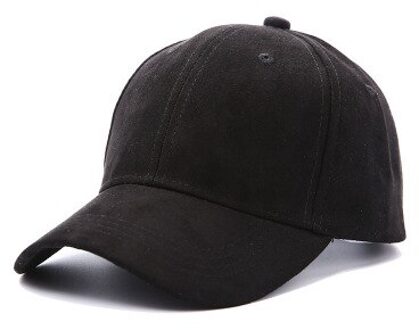 Solid Snapback Baseball Cap Vrouwen Zomer Herfst Gorra Cap Straat Hiphop Caps Suede Hoeden Voor Dames Zwart Grijs Baseball cap polyester zwart