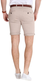 Solid Solid Casual short heren - maat M Taupe