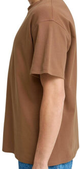 Solid Solid Casual t-shirt heren - maat L Bruin