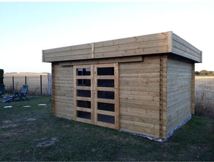 Solid Stevig Tuinhuis Superia Modern Viborg - Geïmpregneerd - 400x312cm