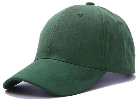 Solid Suede Gepolijst Board Baseball Hoed Herfst En Winter Warm Cap Voor Mannen En Vrouwen groen
