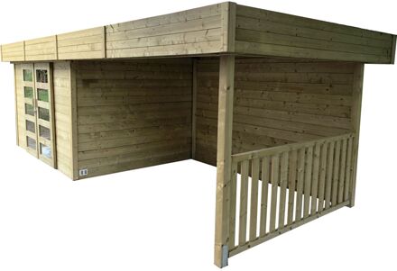 Solid Superia Tuinhuis Arhus Geïmpregneerd 456,1x245,3cm