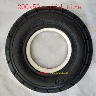 Solid Tubeless Band 200X50 (8X2) solid/Schuim Gevuld Band 200*50 Voor Scheermes E100 E125 E200 Scooter