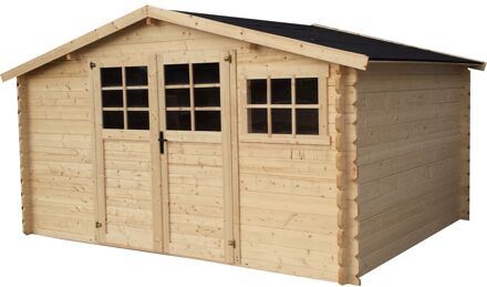 Solid Tuinhuis Initia Philippe - Onbehandeld - 370x281cm