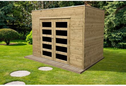 Solid Tuinhuis Superia Cube Capri - Geïmpregneerd - 298x198cm