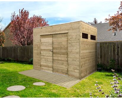 Solid Tuinhuis Superia Cube Turi - Geïmpregneerd - 298x298cm