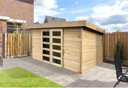 Solid Tuinhuis Superia Modern Malmo - Geïmpregneerd - 393x306cm