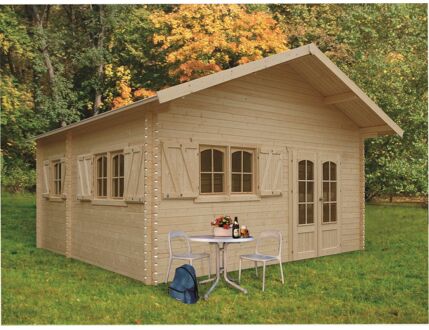 Solid Tuinhuis Superia Weekend - Onbehandeld - 490x492cm