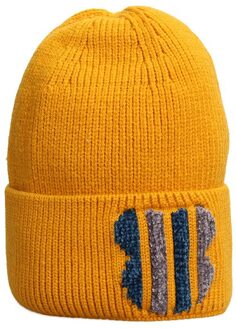 Solid Unisex Herfst Winter Corduroy Zachte Warme Gebreide Cap Mannen Vrouwen Hoeden Ski Caps 6 Kleuren Mutsen geel