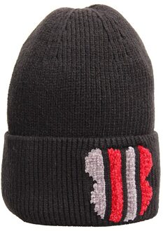 Solid Unisex Herfst Winter Corduroy Zachte Warme Gebreide Cap Mannen Vrouwen Hoeden Ski Caps 6 Kleuren Mutsen zwart