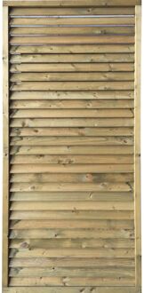 Solid Vaste Lamellenwand S1063 Geïmpregneerd Hout 90x200cm