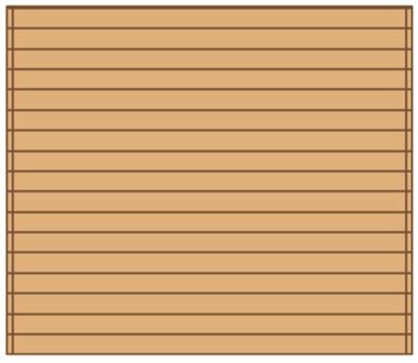 Solid Voorwand ‘s7734’ Hout 270x255cm