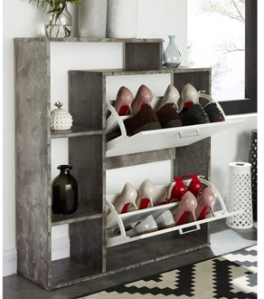 Solid Wood Bamboo Shoe Cabinet Foyer Cabinet Simple Home Balcony Living Room Multi-Function Storage Cabinet Shoe Rack