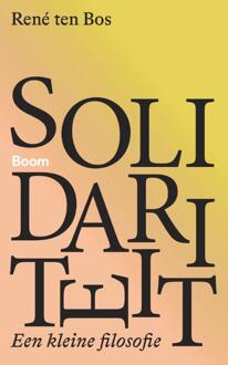 Solidariteit -  René ten Bos (ISBN: 9789024476374)