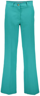 Solide Straight Broek Geisha , Green , Dames - XL