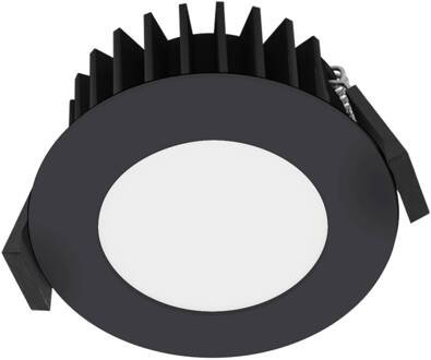 Solido68 LED inbouwlamp 7W antraciet antraciet, opaal