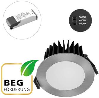 Solido85, 230V, dimbaar, CCT, chroom chroom, gesatineerd