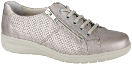 Solidus 27001-40600-h dames veterschoenen sportief Zilver - 38,5