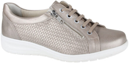 Solidus 29001-40600-k dames veterschoenen sportief - maat 41 Zilver